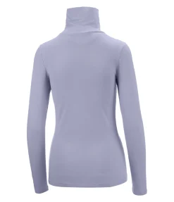 T-shirt col roulé à manches longues Claire