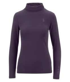 T-shirt col roulé à manches longues Claire