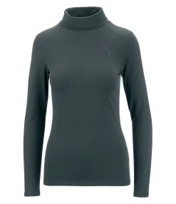 T-shirt col roulé à manches longues Claire