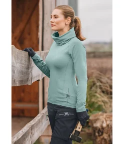 T-shirt technique à col roulé