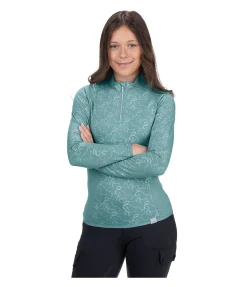 T-shirt technique à manches longues en stretch enfant Xena