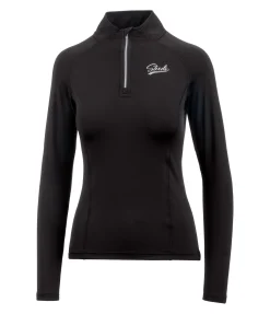 T-shirt technique zippé à manches longues Lea