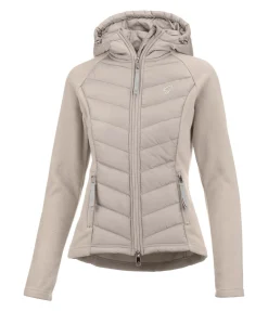 Veste bi-matière à capuche Elisa