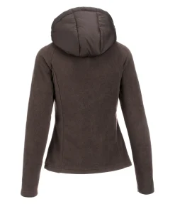 Veste bi-matière à capuche Elisa