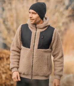 Veste bi-matière avec polaire Teddy homme Ottawa