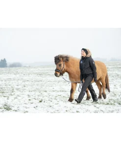 Veste d'équitation à capuche hiver Elgur