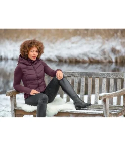 Veste d'équitation bi-matière à capuche Melli