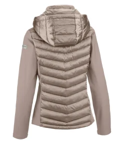 Veste d'équitation bi-matière à capuche Cora