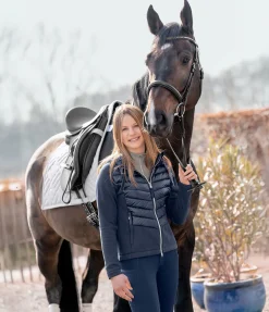 Veste d'équitation bi-matière enfant Bellia