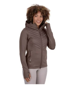 Veste d'équitation bi-matière à capuche Mara