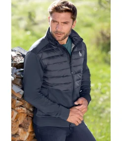 Veste d'équitation bi-matière homme Garland