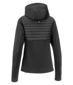 Veste d'équitation bi-matière à capuche Mara