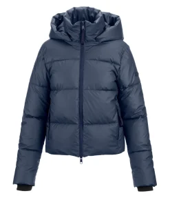 Veste d'équitation matelassée à capuche Corinne