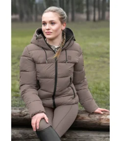 Veste d'équitation matelassée à capuche Leela II