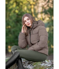 Veste d'équitation matelassée à capuche Leela II