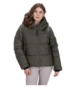 Veste d'équitation matelassée à capuche Amilia