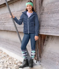 Veste matelassée bi-matière enfant Inja