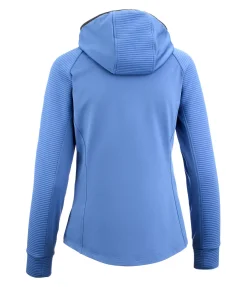 Veste stretch bi-matière à capuche Lene