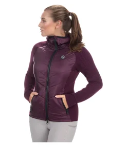 Veste stretch bi-matière à capuche Lene