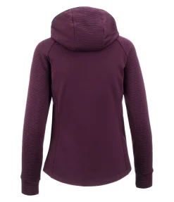 Veste stretch bi-matière à capuche Lene